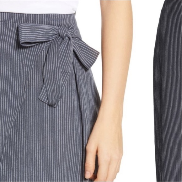 Roxy Ferry Escape Wrap Skirt In Navy/White Stripe - Picture 3 of 16